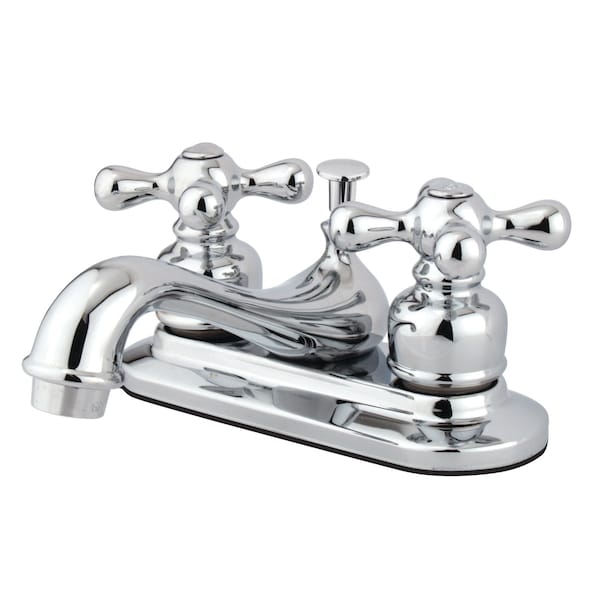 Restoration, 4" Centerset Bathroom Faucet, Chrome